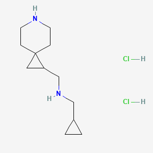 {6-Azaspiro[2.5]octan-1-ylmethyl}(cyclopropylmethyl)amine dihydrochloride