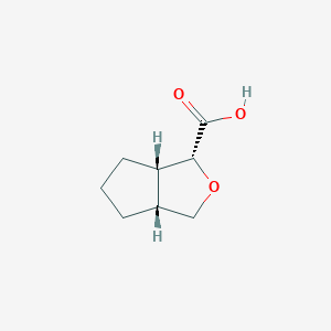 Rac-(1R,3AR,6AS)-hexahydro-1H-cyclopenta[C]furan-1-carboxylic acid