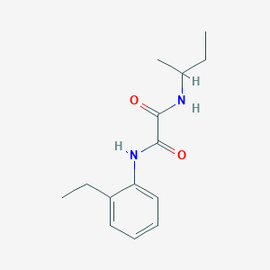 molecular formula C14H20N2O2 B2865618 Oxamide, N-(2-ethylphenyl)-N'-(1-methylpropyl)- CAS No. 941963-22-0