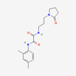 molecular formula C17H23N3O3 B2865745 N1-(2,4-dimethylphenyl)-N2-(3-(2-oxopyrrolidin-1-yl)propyl)oxalamide CAS No. 898360-84-4