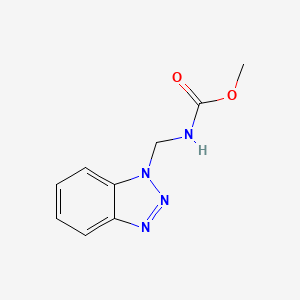 Methyl N-(benzotriazol-1-ylmethyl)carbamate