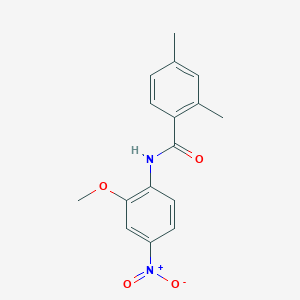N-(2-methoxy-4-nitrophenyl)-2,4-dimethylbenzamide