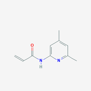 molecular formula C10H12N2O B2865922 N-(4,6-dimethylpyridin-2-yl)prop-2-enamide CAS No. 154229-69-3
