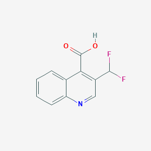 3-(Difluoromethyl)quinoline-4-carboxylic acid