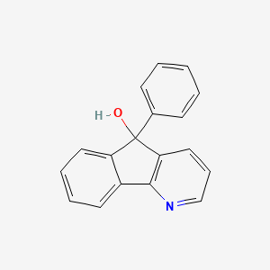 molecular formula C18H13NO B2865983 5-Phenyl-5H-indeno[1,2-b]pyridin-5-ol CAS No. 107053-09-8