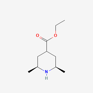 molecular formula C10H19NO2 B2866063 Ethyl (2S,6R)-2,6-dimethylpiperidine-4-carboxylate CAS No. 2248184-52-1