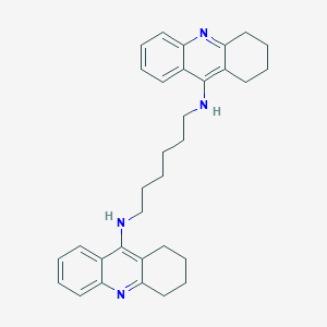 molecular formula C32H38N4 B286613 N,N'-di(1,2,3,4-tetrahydroacridin-9-yl)hexane-1,6-diamine 