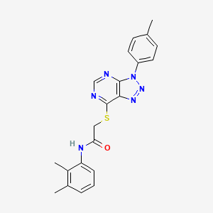 molecular formula C21H20N6OS B2866265 N-(2,3-dimethylphenyl)-2-((3-(p-tolyl)-3H-[1,2,3]triazolo[4,5-d]pyrimidin-7-yl)thio)acetamide CAS No. 863459-19-2