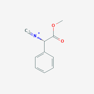 molecular formula C10H9NO2 B2866442 Methyl (2S)-2-isocyano-2-phenylacetate CAS No. 1112970-98-5