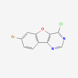 B2866501 7-Bromo-4-chloro-[1]benzofuro[3,2-d]pyrimidine CAS No. 2387695-88-5