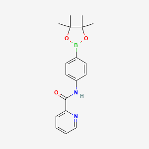 N-(4-(4,4,5,5-tetramethyl-1,3,2-dioxaborolan-2-yl)phenyl)picolinamide