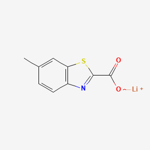 Lithium;6-methyl-1,3-benzothiazole-2-carboxylate