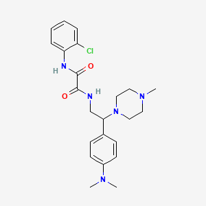 N1-(2-chlorophenyl)-N2-(2-(4-(dimethylamino)phenyl)-2-(4-methylpiperazin-1-yl)ethyl)oxalamide