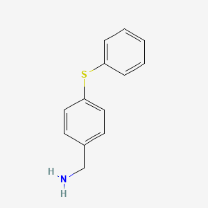 molecular formula C13H13NS B2866578 [4-(Phenylsulfanyl)phenyl]methanamine CAS No. 84212-05-5