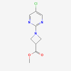 B2866786 Methyl 1-(5-chloropyrimidin-2-yl)azetidine-3-carboxylate CAS No. 2413374-79-3
