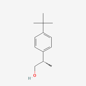 molecular formula C13H20O B2866796 (2S)-2-(4-Tert-butylphenyl)propan-1-ol CAS No. 2146078-58-0