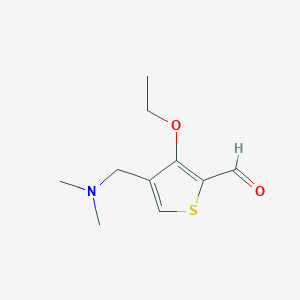 4-[(Dimethylamino)methyl]-3-ethoxythiophene-2-carbaldehyde