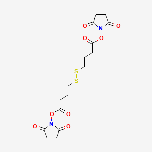 molecular formula C16H20N2O8S2 B2866818 Bis-SS-C3-NHS ester CAS No. 98604-88-7
