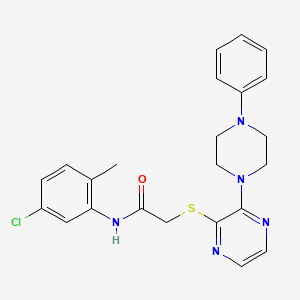 B2866995 N-cyclopentyl-6-(3-fluorophenyl)-2-(4-propionylpiperazin-1-yl)imidazo[2,1-b][1,3,4]thiadiazol-5-amine CAS No. 1030087-67-2
