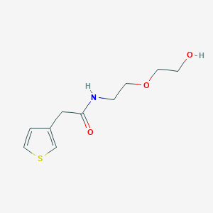 molecular formula C10H15NO3S B2867014 n-[2-(2-Hydroxyethoxy)ethyl]-2-(thiophen-3-yl)acetamide CAS No. 1250503-83-3
