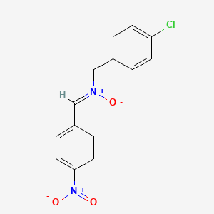 (4-chlorobenzyl)[(Z)-(4-nitrophenyl)methylidene]ammoniumolate