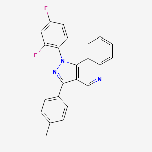 1-(2,4-difluorophenyl)-3-(4-methylphenyl)-1H-pyrazolo[4,3-c]quinoline