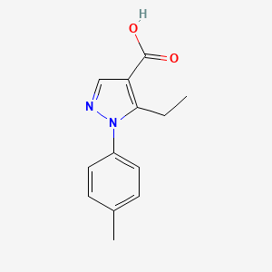 5-ethyl-1-(4-methylphenyl)-1H-pyrazole-4-carboxylic acid