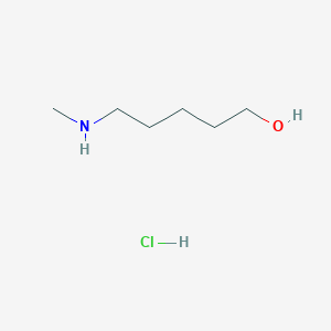 molecular formula C6H16ClNO B2867279 5-(Methylamino)pentan-1-ol hydrochloride CAS No. 124455-58-9