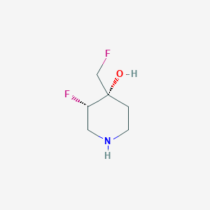 Cis-3-fluoro-4-(fluoromethyl)piperidin-4-ol