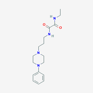 molecular formula C17H26N4O2 B2867299 N1-ethyl-N2-(3-(4-phenylpiperazin-1-yl)propyl)oxalamide CAS No. 1049509-44-5