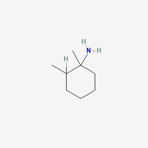 molecular formula C8H17N B2867316 1,2-Dimethylcyclohexan-1-amine CAS No. 39077-52-6