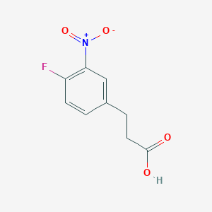 B2867323 3-(4-Fluoro-3-nitrophenyl)propanoic acid CAS No. 160877-40-7