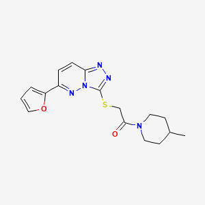 6-(2-Furyl)-3-{[2-(4-methylpiperidin-1-yl)-2-oxoethyl]thio}[1,2,4]triazolo[4,3-b]pyridazine