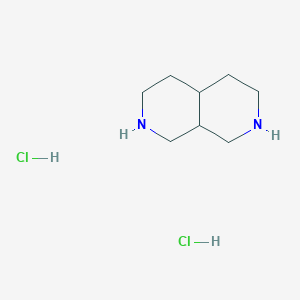 molecular formula C8H18Cl2N2 B2867565 Decahydro-2,7-naphthyridine dihydrochloride CAS No. 2402830-89-9