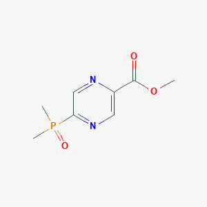 molecular formula C8H11N2O3P B2867597 Methyl 5-(dimethylphosphoryl)pyrazine-2-carboxylate CAS No. 2551120-61-5