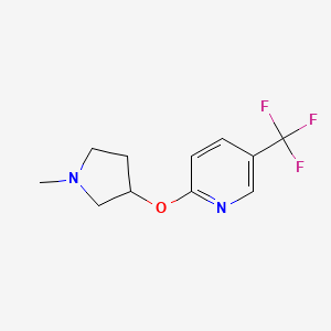 2-[(1-Methylpyrrolidin-3-yl)oxy]-5-(trifluoromethyl)pyridine