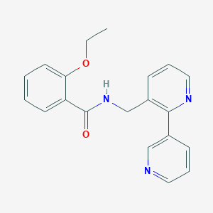 molecular formula C20H19N3O2 B2867724 N-({[2,3'-bipyridine]-3-yl}methyl)-2-ethoxybenzamide CAS No. 1903410-21-8