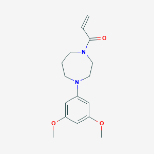 1-[4-(3,5-Dimethoxyphenyl)-1,4-diazepan-1-yl]prop-2-en-1-one