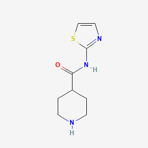N-(1,3-thiazol-2-yl)piperidine-4-carboxamide
