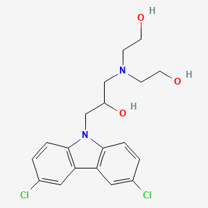 1-[bis(2-hydroxyethyl)amino]-3-(3,6-dichloro-9H-carbazol-9-yl)propan-2-ol