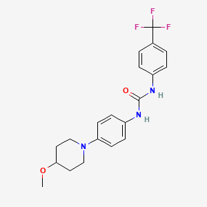 1-(4-(4-Methoxypiperidin-1-yl)phenyl)-3-(4-(trifluoromethyl)phenyl)urea