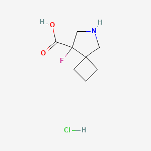 8-Fluoro-6-azaspiro[3.4]octane-8-carboxylic acid hcl
