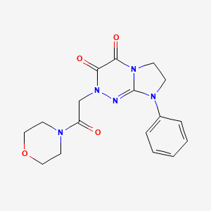 2-(2-morpholino-2-oxoethyl)-8-phenyl-7,8-dihydroimidazo[2,1-c][1,2,4]triazine-3,4(2H,6H)-dione