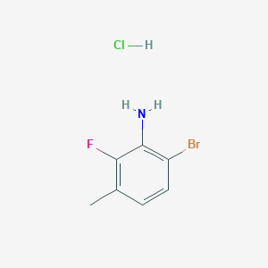 6-Bromo-2-fluoro-3-methylaniline;hydrochloride
