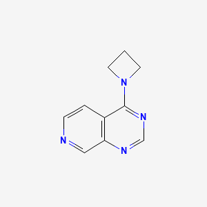 molecular formula C10H10N4 B2867804 1-{Pyrido[3,4-d]pyrimidin-4-yl}azetidine CAS No. 2309708-46-9
