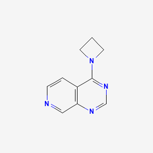 molecular formula C10H10N4 B2867804 4-(Azetidin-1-yl)pyrido[3,4-d]pyrimidine CAS No. 2309708-46-9