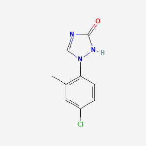 1-(4-chloro-2-methylphenyl)-2,3-dihydro-1H-1,2,4-triazol-3-one