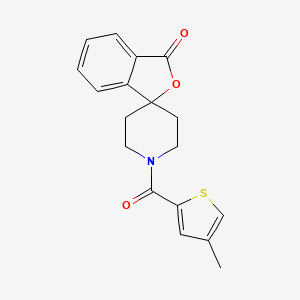 1'-(4-methylthiophene-2-carbonyl)-3H-spiro[isobenzofuran-1,4'-piperidin]-3-one
