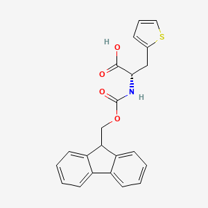 molecular formula C22H19NO4S B2867836 Fmoc-L-2-Thienylalanine CAS No. 130309-35-2; 186320-06-9; 220497-90-5