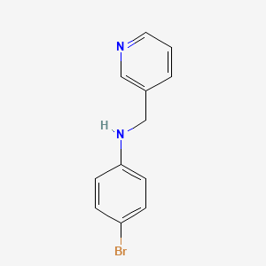 molecular formula C12H11BrN2 B2867996 4-bromo-N-(pyridin-3-ylmethyl)aniline CAS No. 84324-68-5